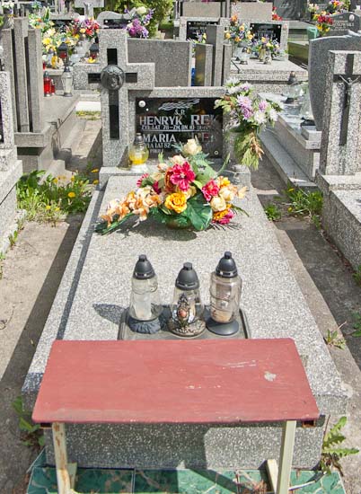 Grób Maria Rek
