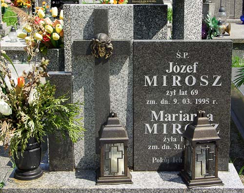 Józef Mirosz 1926 Mińsk Mazowiecki - Grobonet - Wyszukiwarka osób pochowanych