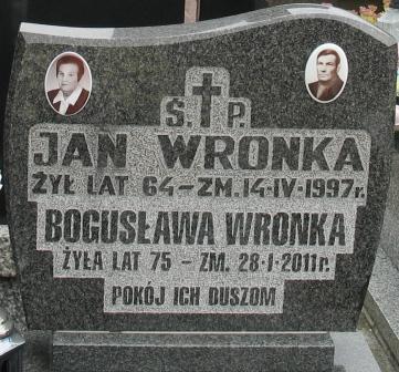 Jan Wronka 1932 Mińsk Mazowiecki - Grobonet - Wyszukiwarka osób pochowanych