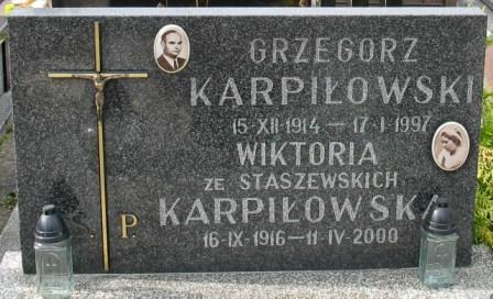 Grzegorz Karpiłowski 1914 Mińsk Mazowiecki - Grobonet - Wyszukiwarka osób pochowanych