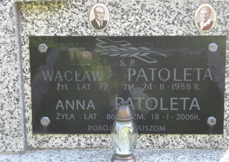 Anna Patoleta 1919 Mińsk Mazowiecki - Grobonet - Wyszukiwarka osób pochowanych