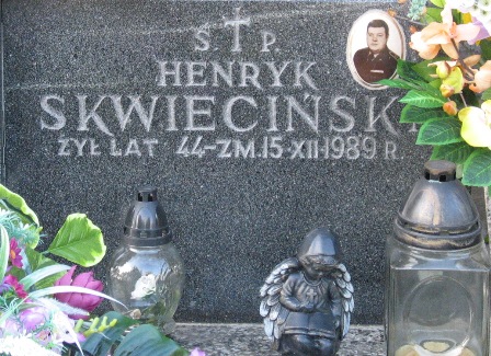 Henryk Skwieciński 1945 Mińsk Mazowiecki - Grobonet - Wyszukiwarka osób pochowanych