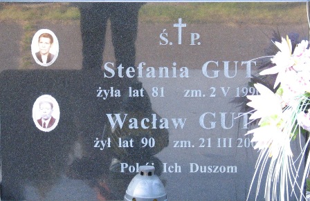 Stefania Gut 1908 Mińsk Mazowiecki - Grobonet - Wyszukiwarka osób pochowanych